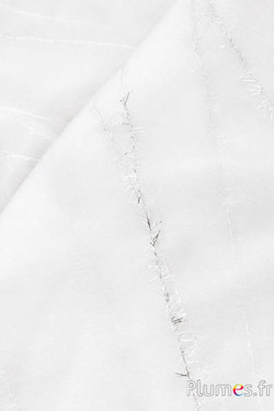 Tafelkleed Organza - 140 x 280 cm - wit-zilver